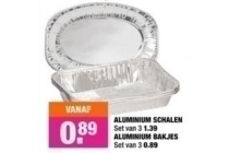 aluminium schalen