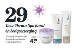 dove derma spa hand en bodyverzorging