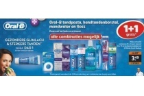oral b tandpasta handtandenborstel mondwater en floss