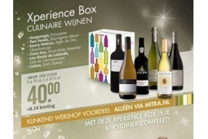 xperience box culinaire wijnen