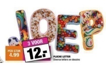 pluche letters