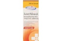 trekpleister hoestdrank 4 mg