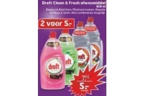 dreft clean en amp fresh afwasmiddel