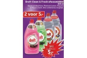 dreft clean en amp fresh afwasmiddel