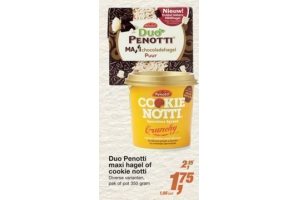 duo penotti maxi hagel of cookie notti