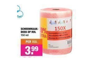 schoonmaakdoek op rol