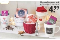 diverse giftsets met mok