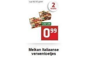 melkan italiaanse verwentoetjes