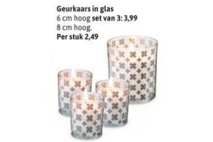 geurkaars in glas