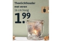 theelichthouder met veren