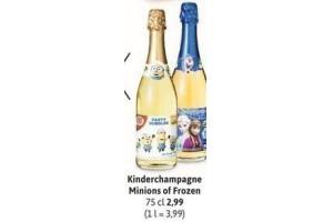 kinderchampagne minions of frozen