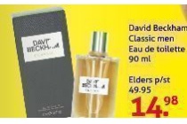 david beckham classic men eau de toilette