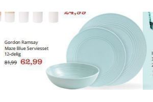 gordon ramsay maze blue serviesset 12 delig