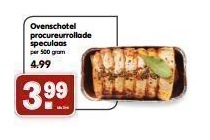 ovenschotel procureurrollade speculaas