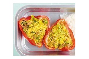 gevulde paprika met couscous