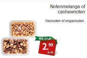 notenmelange of cashewnoten