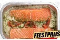 zalmfilet in pestosaus