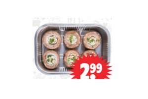 gevulde kastanje champignons