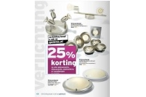 25 korting op alle opbouwspots inbouwspots plafonni en egrave res en wandlampen