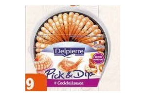 delpierre pick en amp dip garnalen
