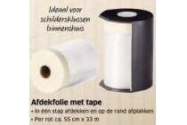 afdekfolie met tape