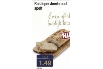 rustique vloerbrood spelt