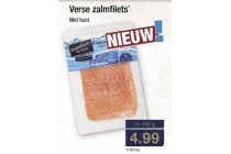 verse zalmfilets met huid
