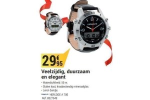 horloge ondaily 700 zwart