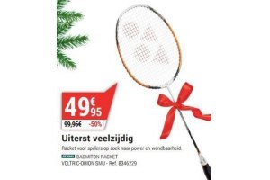 badmiton racket voltric orion smu