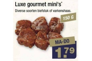 luxe gourmet mini s