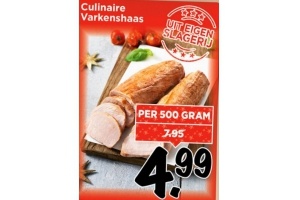 culinaire varkenshaas