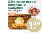 oliva sweet pepper roomkaas of kwaqmole