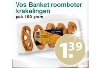 vos banket roomboter krakelingen