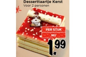 desserttaartje kerst