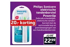 philips sonicare elektrische tandenborstel powerup