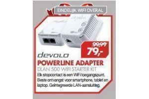 powerline adapter dlan 500 wifi starterkit