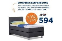 boxspring eenpersoons