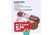 naturis hondenworst