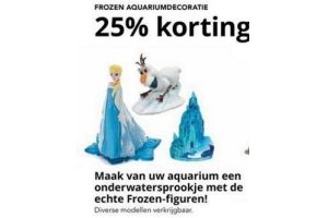 frozen aquariumdecoratie