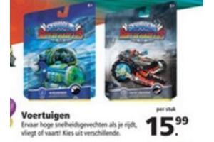 skylanders voertuigen