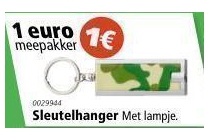 sleutelhanger met lampje