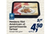heldens filet american of gemarineerde tartaar