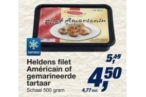 heldens filet american of gemarineerde tartaar