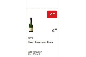gran espanoso cava
