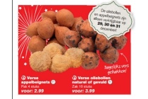 verse oliebollen naturel of gevuld