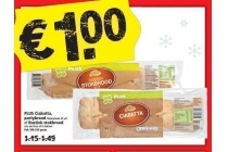 plus ciabatta partybrood of rustiek stokbrood