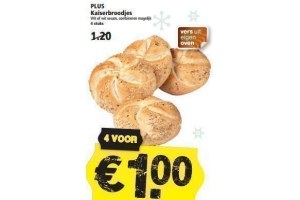 plus kaiserbroodjes