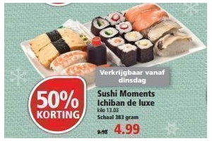 sushi moments ichiban de luxe