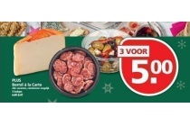 plus borrel a la carte