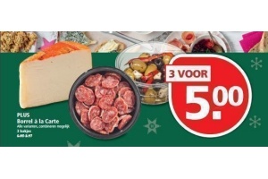 plus borrel a la carte